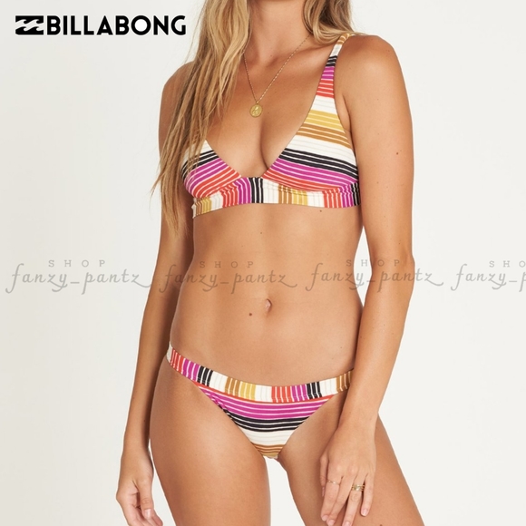Billabong Shady Lane triangle bikini top  NEW - Picture 7 of 7